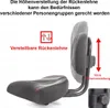 Fahrradsitz Breiter Fahrradsattel mit Rückenlehne, Leder, Produktbild-Vorschau 7