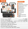 A diagram showing the components and accessories of a VEVOR Murphy bed kit, along with a table of specifications. Podgląd zdjęcia produktu