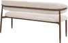 Giga Meubel Esszimmerbank Alexia - Beige/Walnuss - 160cm Produktbild-Vorschau 5