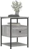 vidaXL Noční stolek Grey Sonoma Oak 40x42x56 cm výrobek ze Náhled obrázku produktu 3