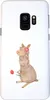 Mr. & Mrs. Panda Samsung Galaxy S9 Handyhülle Alpaka Blume Produktbild-Vorschau 1