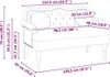 vidaXL Chesterfield Bank Creme 120,5 x 65 x 75 cm Produktbild-Vorschau 8