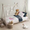 Kinderbettwäsche 100x135 cm + 40x60 cm Ballerina 100x135 cm Produktbild-Vorschau 1