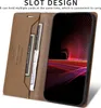 Pouzdro pro Sony Xperia 1 III, kožené flipové peněženkové Náhled obrázku produktu 5