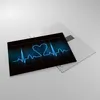 Bilder auf glas - Grafik herz kardiologie - 70x50cm - Produktbild-Vorschau 2