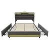 INONEFT Stauraumbett 140x200cm, Bett mit Stauraum, 4 Produktbild-Vorschau 11