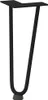 A single black hairpin leg for a table, shown against a white background. Podgląd zdjęcia produktu