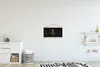 MuchoWow® Textilposter Zitat - Leben - Gold - Schwarz 60x30 Produktbild-Vorschau 2