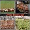 UISEBRT 1 x 30 m Výstražný plot Bariérový plot Oranžový Náhled obrázku produktu 6