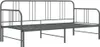 Divano letto allungabile in metallo grigio 90x200 cm Anteprima dell’immagine prodotto 1