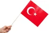 Türkei 10 Papier Flaggen Fähnchen mit Holzstab 50cm Produktbild-Vorschau 1
