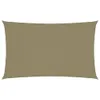 vidaXL Sonnensegel Oxford-Gewebe Rechteckig 3x6 m Beige Produktbild-Vorschau 13