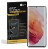A product box for a screen protector is shown next to a smartphone. Produktbild-Vorschau