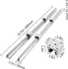 SucceBuy Zestaw prowadnic liniowych SBR16, szyny 800 mm z 4 Podgląd zdjęcia produktu 8
