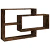 vidaXL Etagère murale chêne fumé 104x20x58,5 cm Bois Voir les images du produit 3