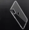 A clear phone case is shown against a black background. Produktbild-Vorschau
