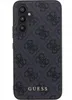 A close-up shot of a phone case with a repeating Guess logo pattern. Produktbild-Vorschau