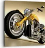 Bild auf Leinwand - Leinwandbild - Motorrad Chrom Rad - Produktbild-Vorschau 1