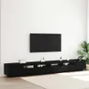 vidaXL TV skrinka sada 3 ks čierna 300 x 35 x 40 cm Náhľad obrázku produktu 1