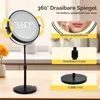 Schminktischspiegel 20 cm, 1X/10X, LED, höhenverstellbar, 3 Lichtfarben Productafbeelding-voorbeeld