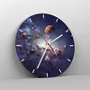 Wanduhr - Rund - Glasuhr - Kosmos Planeten die Sterne - Produktbild-Vorschau 4
