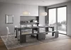 Ausziehbare Konsole 90x42/302 cm Evolve Anthrazit Spatolato Produktbild-Vorschau 3