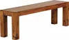 Lavice do jídelny z masivního dřeva Sheesham 140 x 45 x 35 Náhled obrázku produktu 6