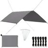 vidaXL Outdoor-Tarp 3x2 m Grau Náhled obrázku produktu 7