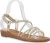 VAN HILL Damen Riemchensandalen Sandalen Strass Schuhe Produktbild-Vorschau 1