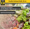 Karl Krüger 101201 Schüssel emailliert, weiß, Ø 20 cm Produktbild-Vorschau 4