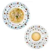 A set of Christmas-themed dinnerware, including plates and a soup bowl, and a separate set with a cup and saucer. Náhled obrázku produktu