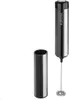 A milk frother and its stand are shown against a white background. Produktbild-Vorschau