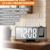 KRUMAD Projectiewekker, digitale radio-wekker met Productafbeelding-voorbeeld 5