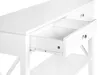 BELIANI Konzolový stolek bílý MDF 100 x 35 cm 2 zásuvky Náhled obrázku produktu 8