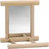Beeztees Spiegel mit Landeplatz - Vogelspielzeug - Holz - Produktbild-Vorschau 2