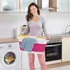 Relaxdays Faltbarer Wäschekorb, Griffe, Kunststoff & Produktbild-Vorschau 2
