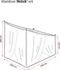 Deconet Moskitonetz Attick - WEISS - L200cmx B200cm x Produktbild-Vorschau 2