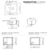 Zlewozmywak SCHOCK MANHATTAN D-100XS w kolorze NERO Podgląd zdjęcia produktu 3