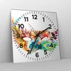 Wanduhr - Quadrat - Glasuhr - Flagge Karneval Brasilien - Produktbild-Vorschau 4