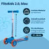 HUDORA Kinderscooter Flitzkids 2.0, blau : blau Produktbild-Vorschau 2