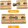 20 pièces d'adaptateur de rail en bois - Connecteurs Voir les images du produit 3