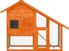 vidaXL králíkárna 140x63x120 cm jedlový masiv Náhled obrázku produktu 2