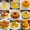A collage of images showing various desserts and ingredients, likely related to orange blossom water. Produktbild-Vorschau