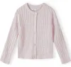 Minoti Strickjacke Rosa für Mädchen, Vorderansicht 2