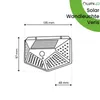 LUMILED Solarlampe mit Bewegungsmelder 100 LED 3 Modi Solar Produktbild-Vorschau 5