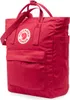 A red Fjällräven Kånken Totepack Rucksack is shown against a white background. Produktbild-Vorschau