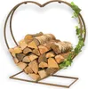 Stojan na palivové dřevo Indoor Metal Heart Firewood Rack Náhled obrázku produktu 7