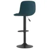 Barhocker Blau Samt 42,5 x 45 x (84-105) cm drehbar mit Produktbild-Vorschau 6