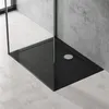 doporro Piatto Doccia 75x90 Rettangolare in Acrilico Nero H Anteprima dell’immagine prodotto 1