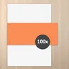 younikat Trennstreifen für Ordner A4 orange 100 Stück I Produktbild-Vorschau 3